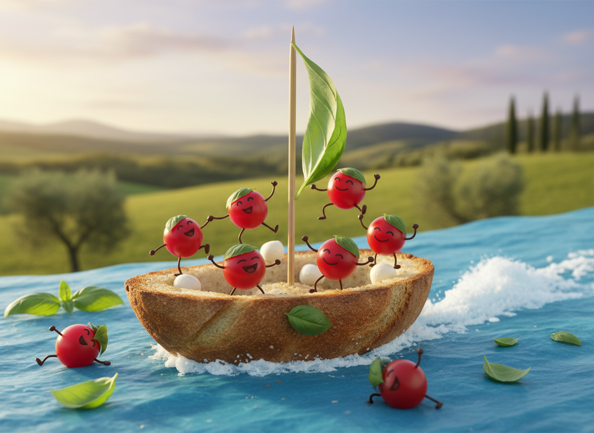 Bruschetta: Tomato Tango Extravaganza